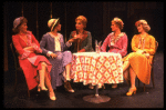 Carole Cook (3L) and Wanda Richert (2R) in a scene from the Broadway production of the musical "42nd Street." (New York)