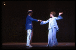 C-R) Tammy Grimes and Lee Roy Reams in a scene from the Broadway production of the musical "42nd Street." (New York)