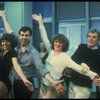 Wanda Richert, Lee Roy Reams, Karen Pruczik and Gower Champion during a rehearsal for the Broadway production of the musical "42nd Street." (New York)