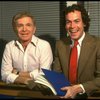 L-R) Bookwriters Michael Stewart and Mark Bramble during a rehearsal for the Broadway musical "42nd Street." (New York)