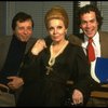 L-R) Actors Joseph Bova and Carole Cook w. bookwriter Mark Bramble during a rehearsal for the Broadway musical "42nd Street." (New York)