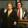 L-R) Actress Carole Cook w. bookwriter Mark Bramble during a rehearsal for the Broadway musical "42nd Street." (New York)