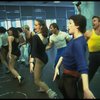 Dancers during a rehearsal for the Broadway musical "42nd Street." (New York)