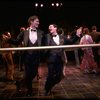 L-R) David Carroll, Michael Jeter and cast performing "We'll Take A Glass Together" in a scene from the Broadway production of the musical "Grand Hotel." (New York)