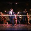 L-R) David Carroll, Michael Jeter and cast performing "We'll Take A Glass Together" in a scene from the Broadway production of the musical "Grand Hotel." (New York)
