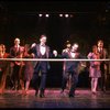 L-R) David Carroll, Michael Jeter and cast performing "We'll Take A Glass Together" in a scene from the Broadway production of the musical "Grand Hotel." (New York)