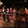 L-R) David Carroll, Michael Jeter and cast performing "We'll Take A Glass Together" in a scene from the Broadway production of the musical "Grand Hotel." (New York)