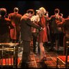 Jane Krakowski, Michael Jeter and cast performing "Who Couldn't Dance With You" in a scene from the Broadway production of the musical "Grand Hotel." (New York)