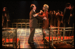 Jane Krakowski, Michael Jeter and cast performing "Who Couldn't Dance With You" in a scene from the Broadway production of the musical "Grand Hotel." (New York)