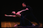 Yvonne Marceau and Pierre DuLaine in a scene from the Broadway production of the musical "Grand Hotel." (New York)