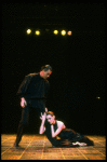 Yvonne Marceau and Pierre DuLaine in a scene from the Broadway production of the musical "Grand Hotel." (New York)
