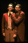 L-R) Bob Stillman and Rex D. Hays in a scene from the Broadway production of the musical "Grand Hotel." (New York)