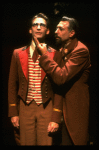 L-R) Bob Stillman and Rex D. Hays in a scene from the Broadway production of the musical "Grand Hotel." (New York)