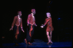 L-R) David Jackson, Danny Strayhorn and Jane Krakowski performing "I Want To Go To Hollywood" in a scene from the Broadway musical "Grand Hotel." (New York)