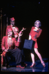 L-R) David Jackson, Danny Strayhorn and Jane Krakowski performing "I Want To Go To Hollywood" in a scene from the Broadway musical "Grand Hotel." (New York)