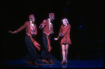 L-R) David Jackson, Danny Strayhorn and Jane Krakowski performing "I Want To Go To Hollywood" in a scene from the Broadway musical "Grand Hotel." (New York)