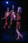 L-R) David Jackson, Danny Strayhorn and Jane Krakowski performing "I Want To Go To Hollywood" in a scene from the Broadway musical "Grand Hotel." (New York)