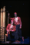 L-R) David Jackson and Danny Strayhorn as the Jimmys in a scene from the Broadway production of the musical "Grand Hotel." (New York)