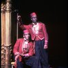 L-R) David Jackson and Danny Strayhorn as the Jimmys in a scene from the Broadway production of the musical "Grand Hotel." (New York)