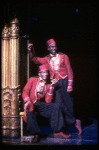 L-R) David Jackson and Danny Strayhorn as the Jimmys in a scene from the Broadway production of the musical "Grand Hotel." (New York)