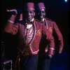 L-R) David Jackson and Danny Strayhorn as the Jimmys in a scene from the Broadway production of the musical "Grand Hotel." (New York)