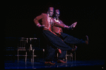 L-R) David Jackson and Danny Strayhorn as the Jimmys in a scene from the Broadway production of the musical "Grand Hotel." (New York)