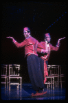 L-R) David Jackson and Danny Strayhorn as the Jimmys in a scene from the Broadway production of the musical "Grand Hotel." (New York)