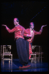 L-R) David Jackson and Danny Strayhorn as the Jimmys in a scene from the Broadway production of the musical "Grand Hotel." (New York)