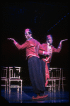 L-R) David Jackson and Danny Strayhorn as the Jimmys in a scene from the Broadway production of the musical "Grand Hotel." (New York)