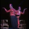 L-R) David Jackson and Danny Strayhorn as the Jimmys in a scene from the Broadway production of the musical "Grand Hotel." (New York)