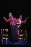 L-R) David Jackson and Danny Strayhorn as the Jimmys in a scene from the Broadway production of the musical "Grand Hotel." (New York)