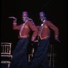 L-R) David Jackson and Danny Strayhorn as the Jimmys in a scene from the Broadway production of the musical "Grand Hotel." (New York)