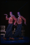 L-R) David Jackson and Danny Strayhorn as the Jimmys in a scene from the Broadway production of the musical "Grand Hotel." (New York)