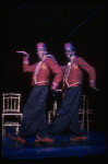 L-R) David Jackson and Danny Strayhorn as the Jimmys in a scene from the Broadway production of the musical "Grand Hotel." (New York)