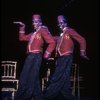 L-R) David Jackson and Danny Strayhorn as the Jimmys in a scene from the Broadway production of the musical "Grand Hotel." (New York)
