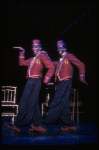 L-R) David Jackson and Danny Strayhorn as the Jimmys in a scene from the Broadway production of the musical "Grand Hotel." (New York)