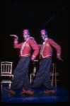 L-R) David Jackson and Danny Strayhorn as the Jimmys in a scene from the Broadway production of the musical "Grand Hotel." (New York)