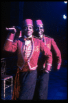 L-R) David Jackson and Danny Strayhorn as the Jimmys in a scene from the Broadway production of the musical "Grand Hotel." (New York)