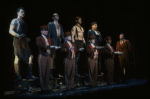 Scullery workers in a scene from the Broadway production of the musical "Grand Hotel." (New York)