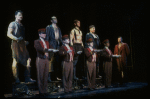 Scullery workers in a scene from the Broadway production of the musical "Grand Hotel." (New York)