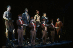 Scullery workers in a scene from the Broadway production of the musical "Grand Hotel." (New York)