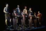 Scullery workers in a scene from the Broadway production of the musical "Grand Hotel." (New York)