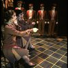 Scullery workers, bellboys and telephone operators in a scene from the Broadway production of the musical "Grand Hotel." (New York)