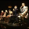 Actors J. Krakowski, T. Jerome, M. Jeter, K. Akers and D. Carroll on the phone in a scene from the Broadway production of the musical "Grand Hotel." (New York)