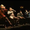 Actors J. Krakowski, T. Jerome, M. Jeter, K. Akers and D. Carroll on the phone in a scene from the Broadway production of the musical "Grand Hotel." (New York)