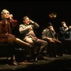 Actors J. Krakowski, T. Jerome, M. Jeter, K. Akers and D. Carroll on the phone in a scene from the Broadway production of the musical "Grand Hotel." (New York)