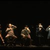 Actors J. Krakowski, T. Jerome, M. Jeter, K. Akers and D. Carroll on the phone in a scene from the Broadway production of the musical "Grand Hotel." (New York)