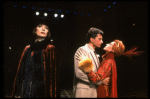 L-R) Karen Akers, Rex Smith and Liliane Montevecchi in a scene from the Broadway production of the musical "Grand Hotel." (New York)