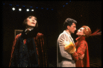 L-R) Karen Akers, Rex Smith and Liliane Montevecchi in a scene from the Broadway production of the musical "Grand Hotel." (New York)