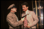 L-R) Ben George and Rex Smith in a scene from the Broadway production of the musical "Grand Hotel." (New York)